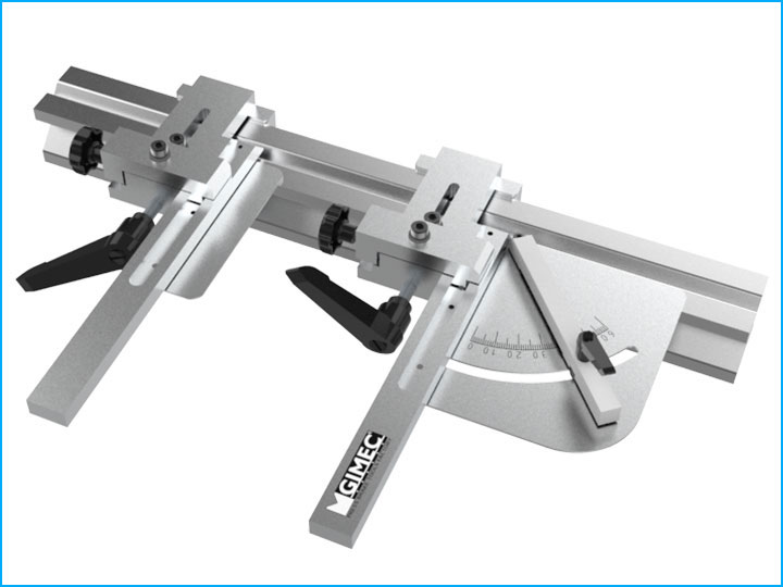 Angle square with protractor for press brake